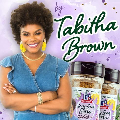 McCormick Very Good Garlic All Purpose Seasoning by Tabitha Brown, 4.87 oz...